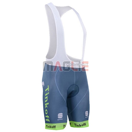 Maglia Tinkoff manica corta 2016 verde e nero